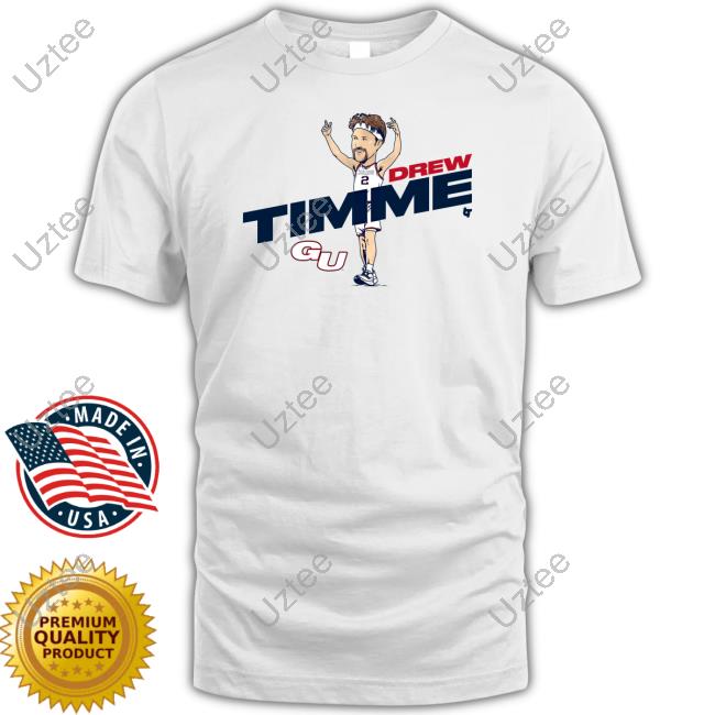 Gonzaga Basketball Drew Timme Caricature Shirt