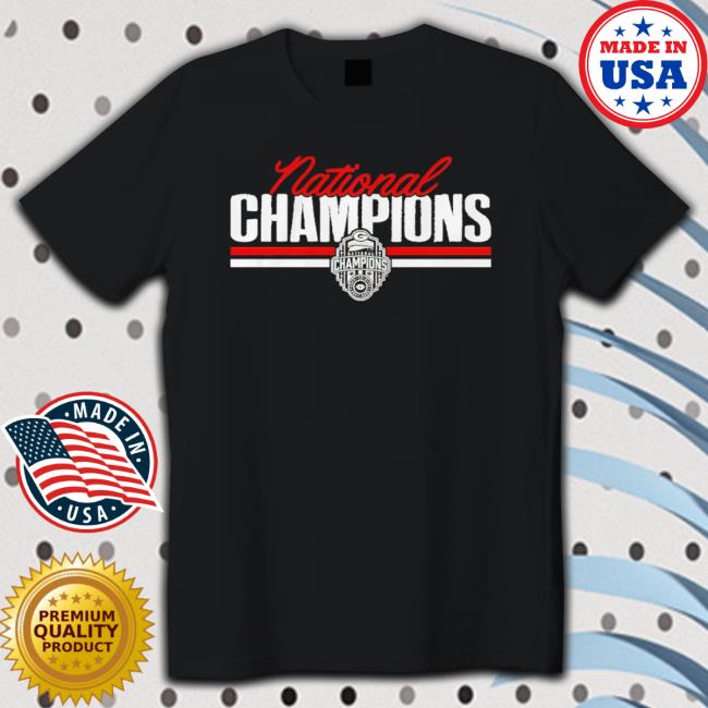 Georgia Bulldogs National Champions Script Block Classic Shirt Georgia Bulldogs National Champions Script Block Sweatshirt