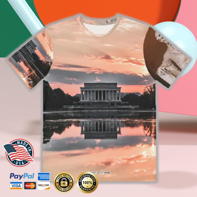 Lincoln Memorial Men's Polyester Tee Shirt (Aop)