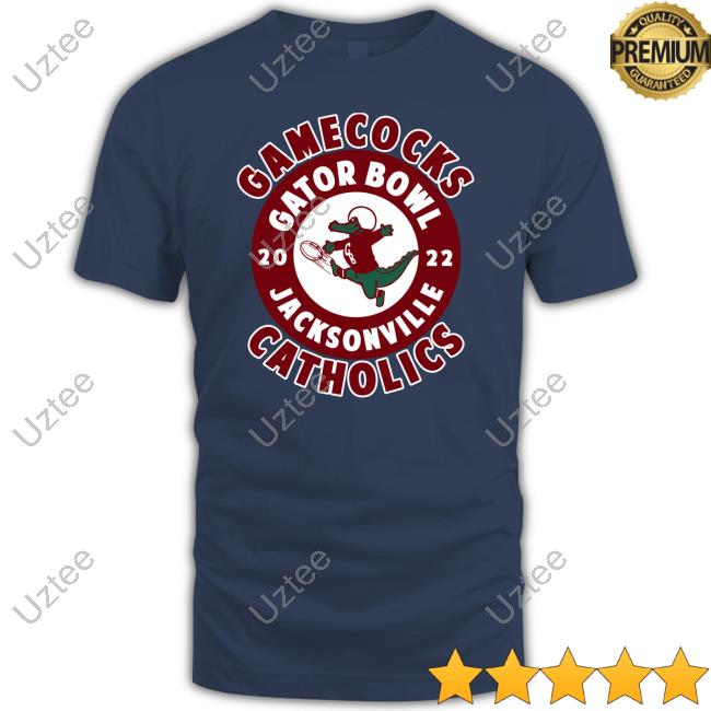 Gamecock Gator Bowl 2022 Jacksonville Catholics Official Shirt Bull Ward