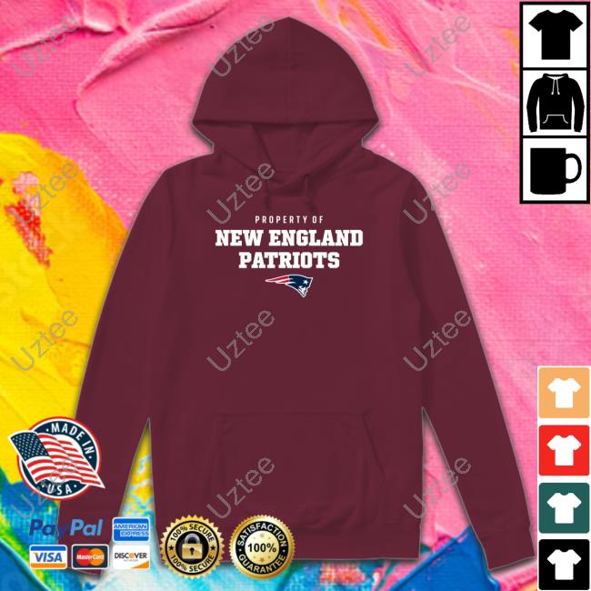 Bill Belichick Property Of New England Patriots Hooded Sweatshirt Property Of New England Patriots Sweatshirt