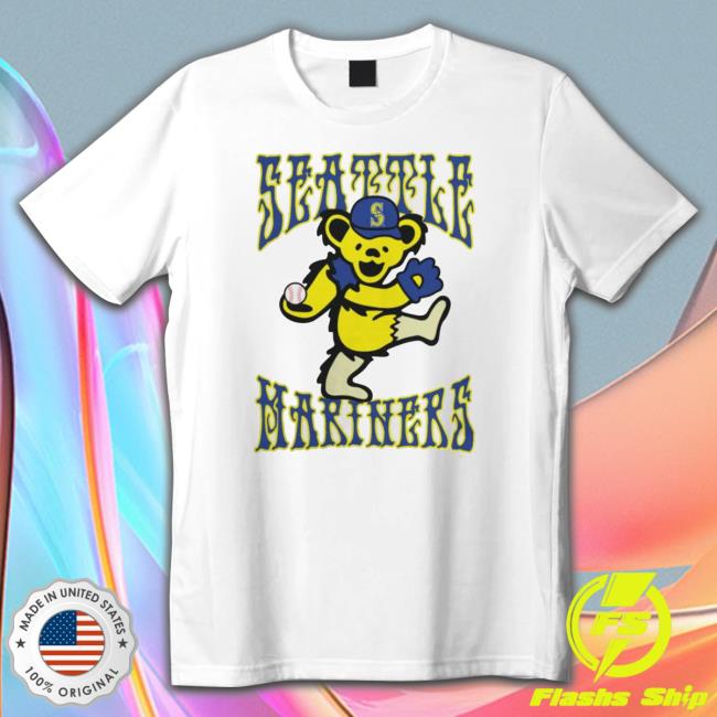 Mariners Shop Seattle Mariners Homage Gray Grateful Dead Sweatshirt