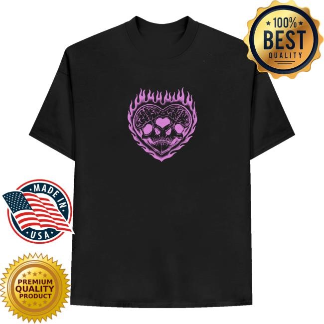 Spiritualvices Flaming Heart Hoodie Sweatshirt