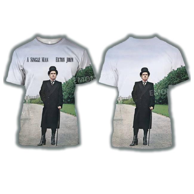 Elton John A Single Man Album Cover Sweatshirt