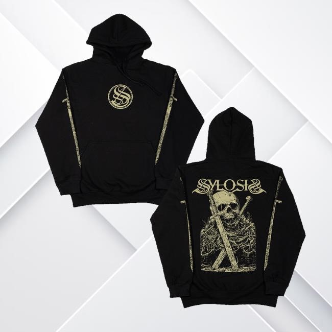 Sylosis Merch Skull Hoodie Sweatshirt