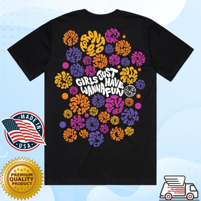 Cyndi Lauper Store Colorful Swirl Tour T Shirts