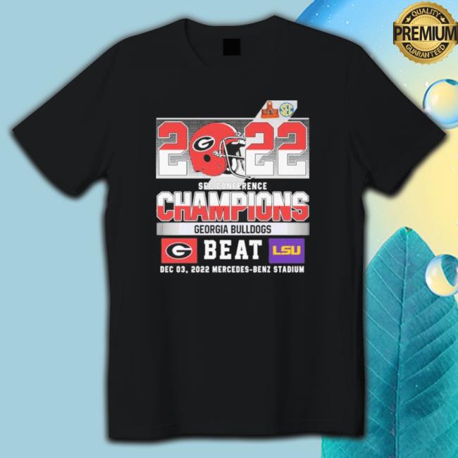 Georgia Bulldogs Win Lsu Tiger 2022 Sec Champions T-Shirt