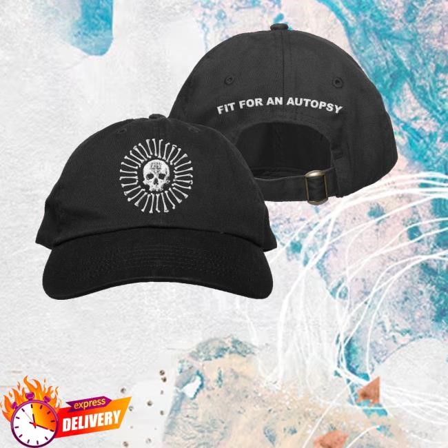 Fitforanautopsy Merch Skull And Bone Dad Hat