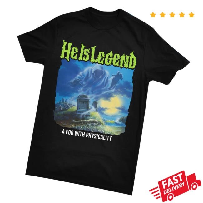 Official He Is Legend "Haunted" A Fog With Physicality T-Shirt, Hoodie, Tank Top, Sweater And Long Sleeve T-Shirt Holy Mountain Printing Merch Store Shop He Is Legend "Haunted"