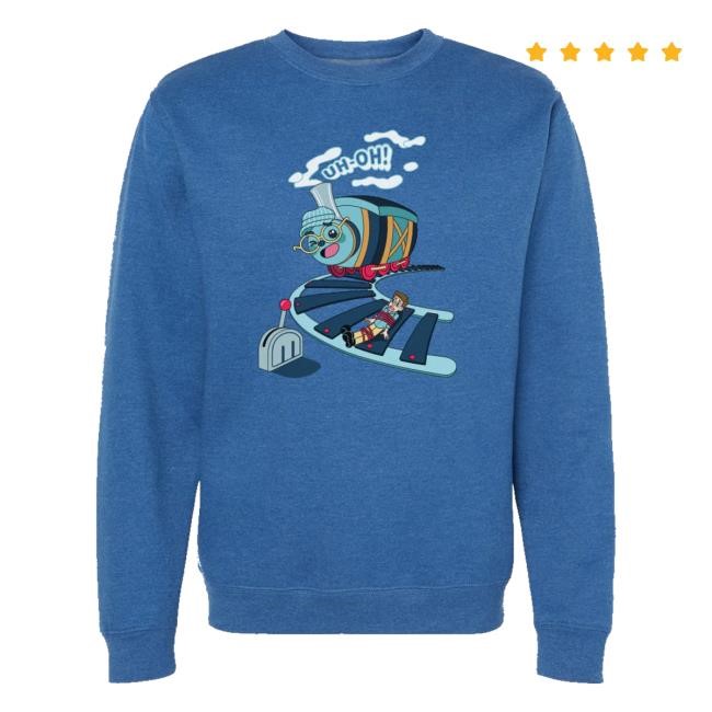 Uh-Oh Trolley Problems Zip Hoodie The Try Guys Merch Store Trolley Problems