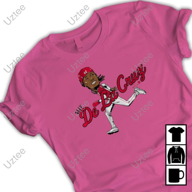 Breakingt Store Elly De La Cruz Caricature Tee Shirt