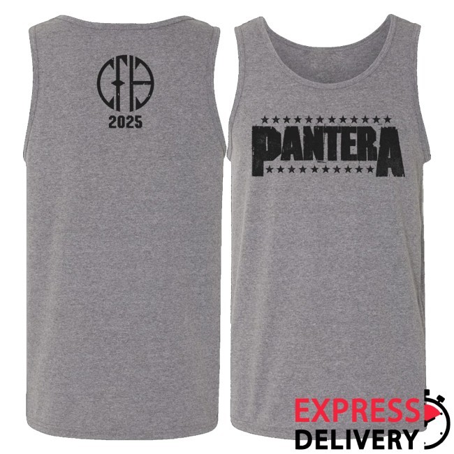 Official Pantera Store Merch Logo 2025 Tour Hooded Sweatshirt