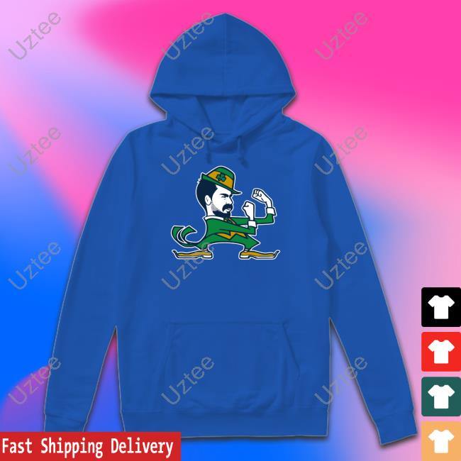 Barstoolbigcat Notre Dame Leprechaun Fighting Irish Tee Big Cat Barstoolbigcat Notre Dame Leprechaun Fighting Irish Tee Go Irish