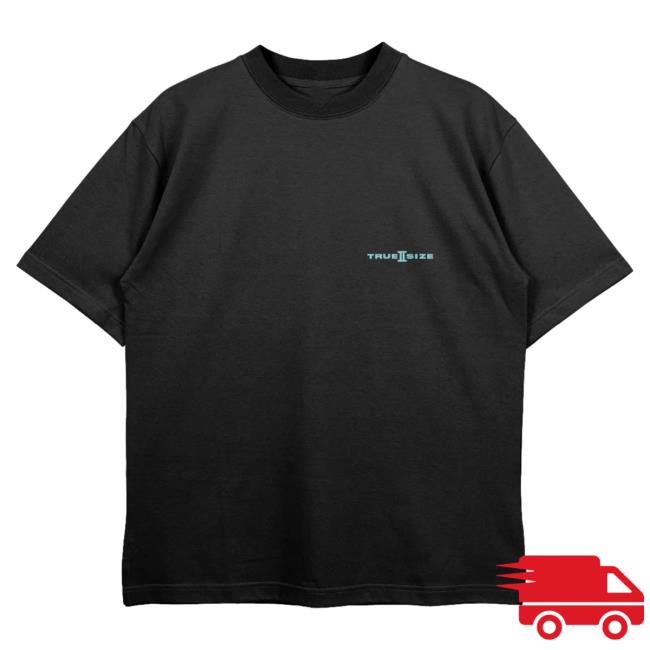 Official Yankeekicks True 2 Size Essential T-Shirts Black Turquoise
