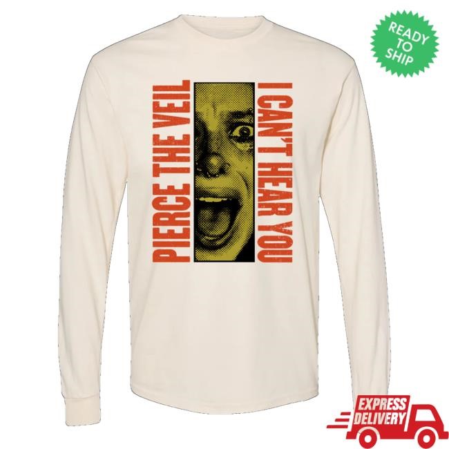 Official Ptv Merch Pierce The Veil Ivory Screamblocks Sweatshirt
