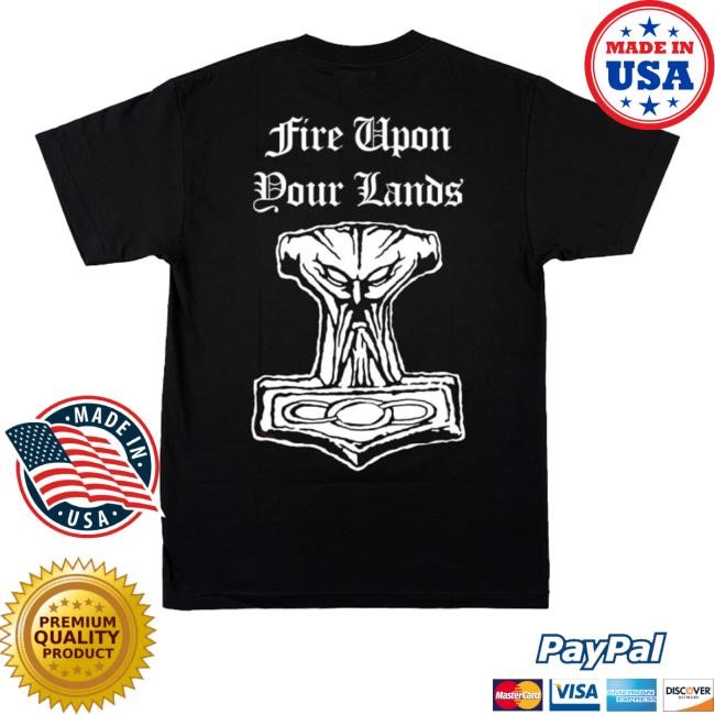 Official Napalm Records Online Merch Shop Store Unleashed Fire Upon Your Lands Long Sleeve Shirt