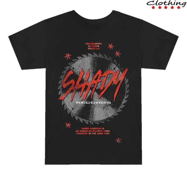 Shady Records Merch Shop Store Official Shady Records 25Th Anniversary Saw Long Sleeve T Shirt