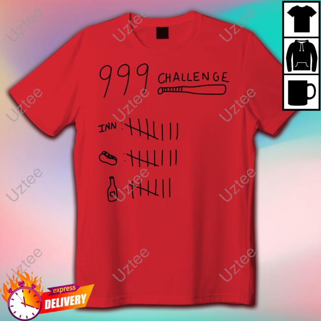 999 Challenge 9 Beers 9 Innings 9 Hotdogs Long Sleeve Tee Shirt Lake County Captains