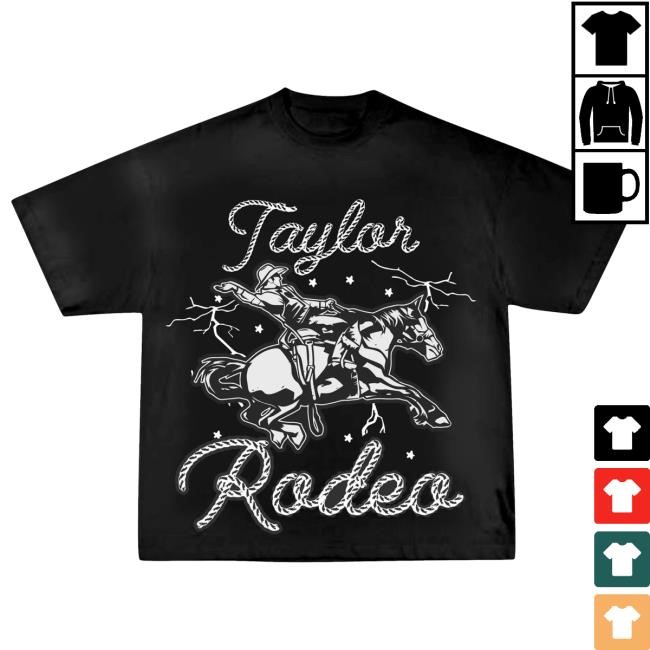 Trending Shop Brennen Merch Shop Rodeo Brennen Taylor Hooded Sweatshirt
