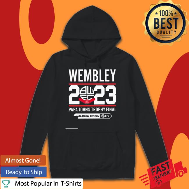 Wembley 2023 Papa Johns Trophy Final Tee Shirt