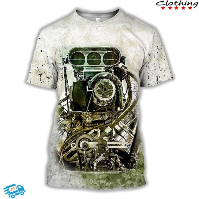 Drag Racing Unique All Over Print Classic Shirt Gift Ideas