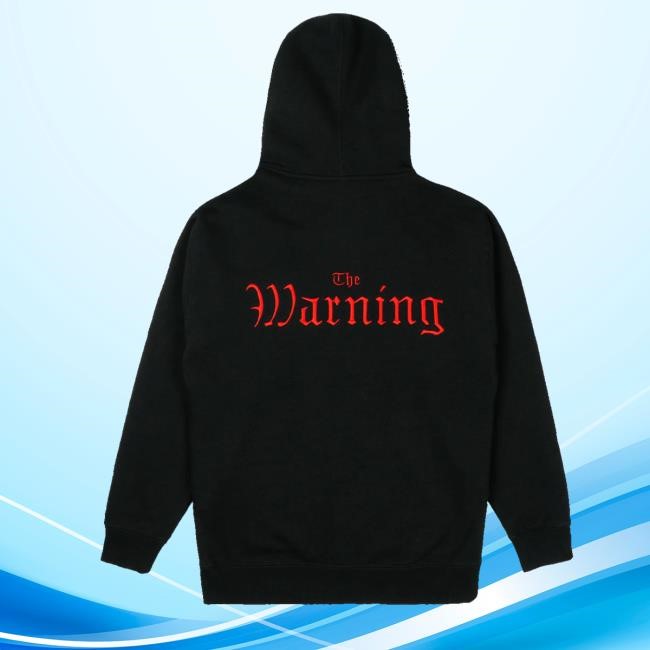 The Warning Band Merch Keep Me Fed Embroidered Zip Up Hoodie