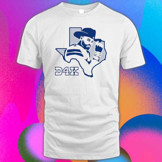 Official Dak Prescott D4k Dak Prescott Cowboys T-shirt