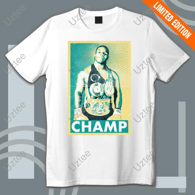 Jackson Carver Wearing Tyson Champ T Shirts Mike Tyson Merch