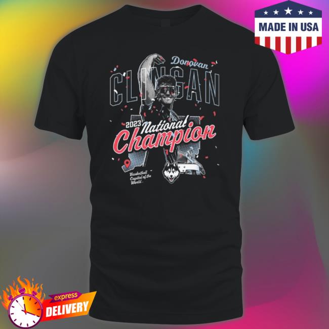 Donovan Clingan 2023 National Champion Basketball Capital Of The World shirt