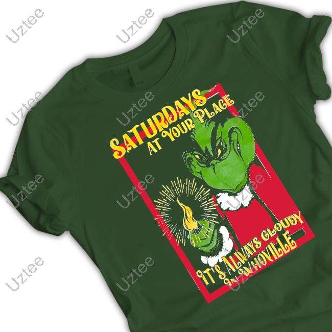 Saturdaysatyourplace Store Saturdays At Your Place It's Always Cloudy Whoville Hoodied Sweatshirt