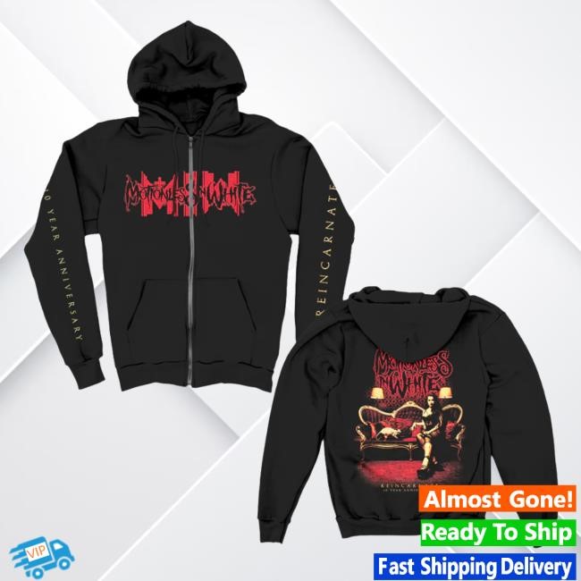 Motionless In White Merch Reincarnate 10 Year Classic Shirt