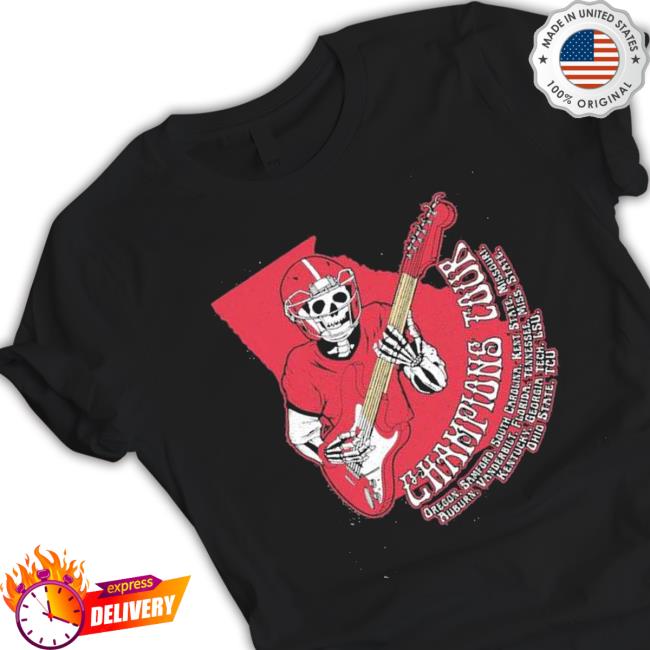 Georgia Bulldogs Champions Tour 2023 Shirt