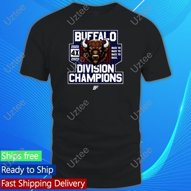 Buffalo Division Champions Back To Back To Back To Back 2020 4X 2023 Long Sleeve T Shirt