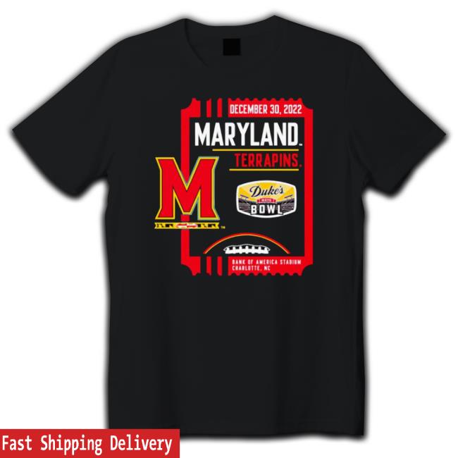 Official 2022 Duke’S Mayo Bowl Maryland Terrapins Tee