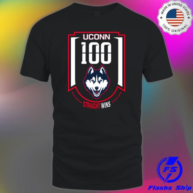 Uconn Huskies 100 Straight Wins Ncaa National Champions Men’S Basketball 2023 shirt