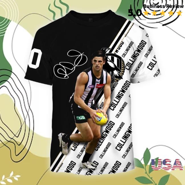 Scott Pendlebury #10 Collingwood Football Club Limited Edition 3D All Over Printed Shirts For Men & Women Shirt