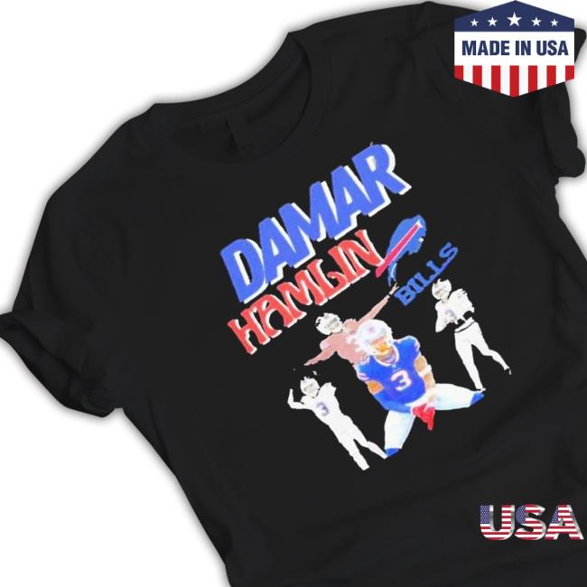 Damar Hamlin 3 Bills Sweatshirts