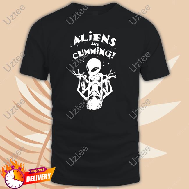 Vintage 90S Aliens Are Cumming Fashion Victim T Shirt