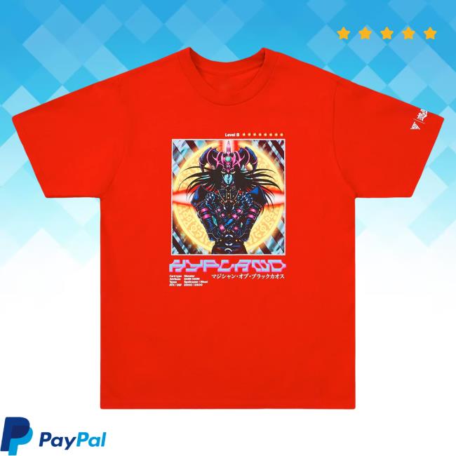 Official Hypland Clothing Merch Store Hypland Yugioh Dark Card Shirt New (Red)