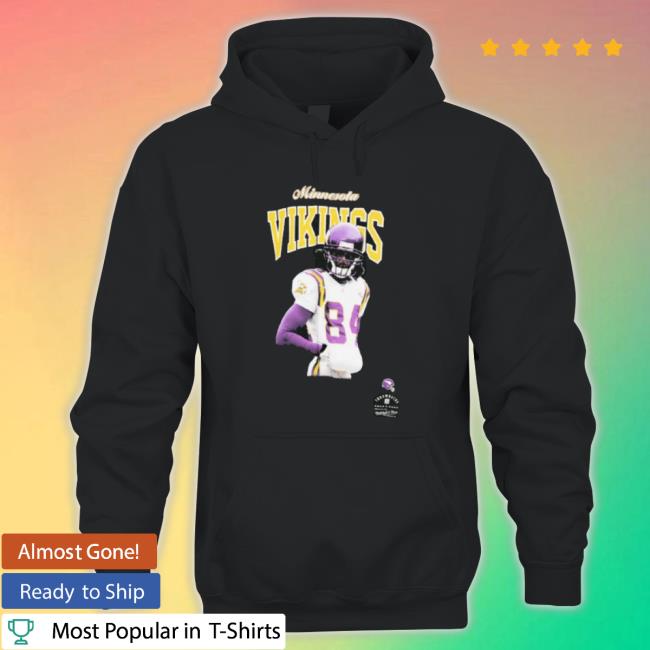 Randy Moss Minnesota Vikings Mitchell And Ness Black Sideline Legacy Men’S Sweatshirts