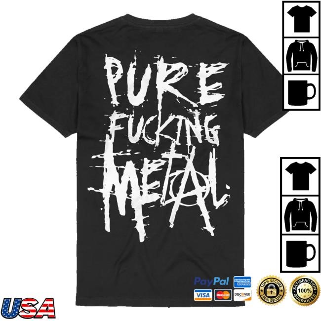 Official Archenemy Merch Pure Fucking Metal Shirt