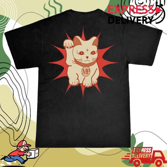 Magnolia Park Merch Lucky Cat Tee Shirt (Black)