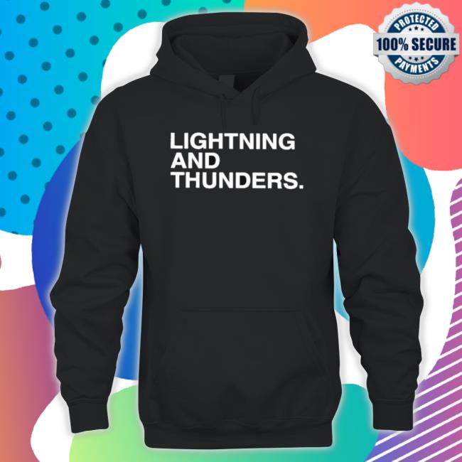 Official Obvious Shirts Merch Lightning And Thunder Long Sleeve Shirt