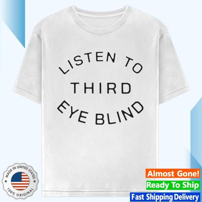 Original Third Eye Blind Merch Listen To 3Eb Hooded Sweatshirt