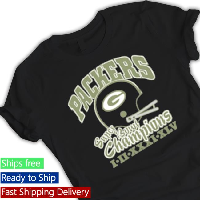 Homage Packers 4 Time Super Bowl Champions Classic Shirt