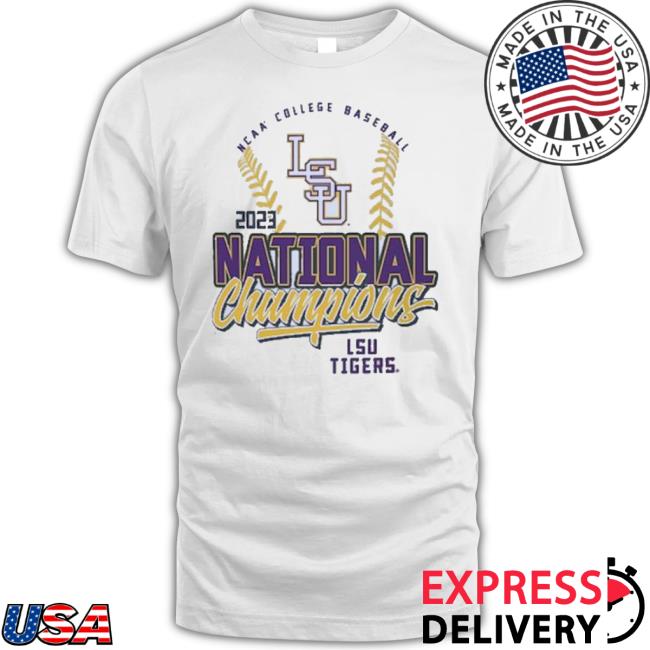 Awesome Ncaa Men’S Baseball College World Series Champions Lsu Tigers 2023 Baseball shirt