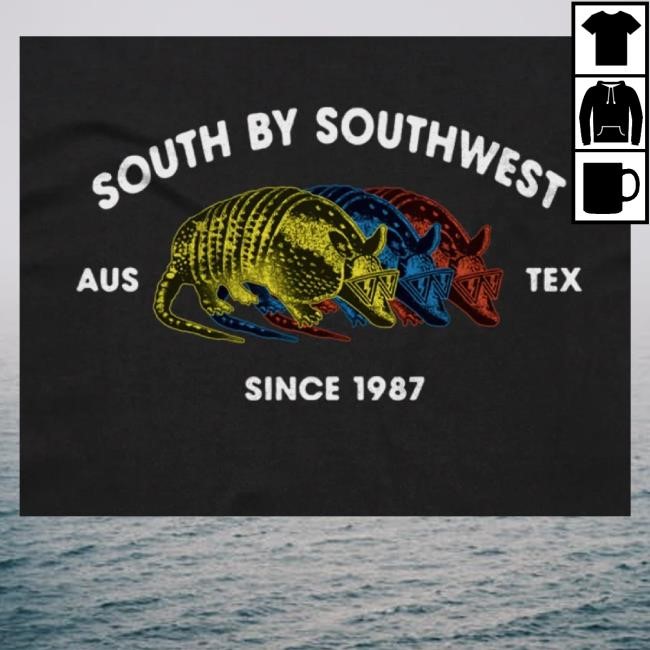 Trending Sxsw Merch Armadillo Trio Sweaters