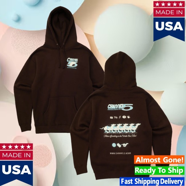 Greyhound Brown Hooded Sweatshirt Channel 5 Merch Store
