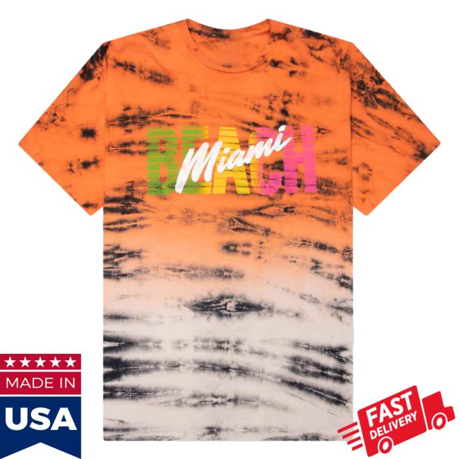 Official Feature Merch Store Shop Gallery Dept. Miami Time Tees - Tie Dye Feature Apparel Clothing