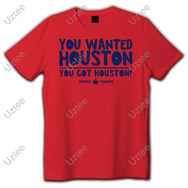 Agswin You Wanted Houston You Got Houston World Champs T Shirt